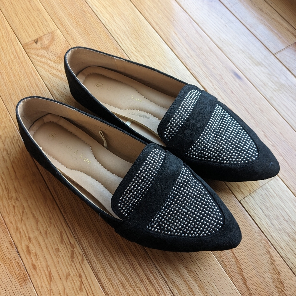 Olivia & Kate Black Flats